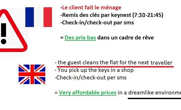 Cadre De Reve Vous Faites Le Menage- Very Good Prices But Have To Clea-n Th-e Flat *